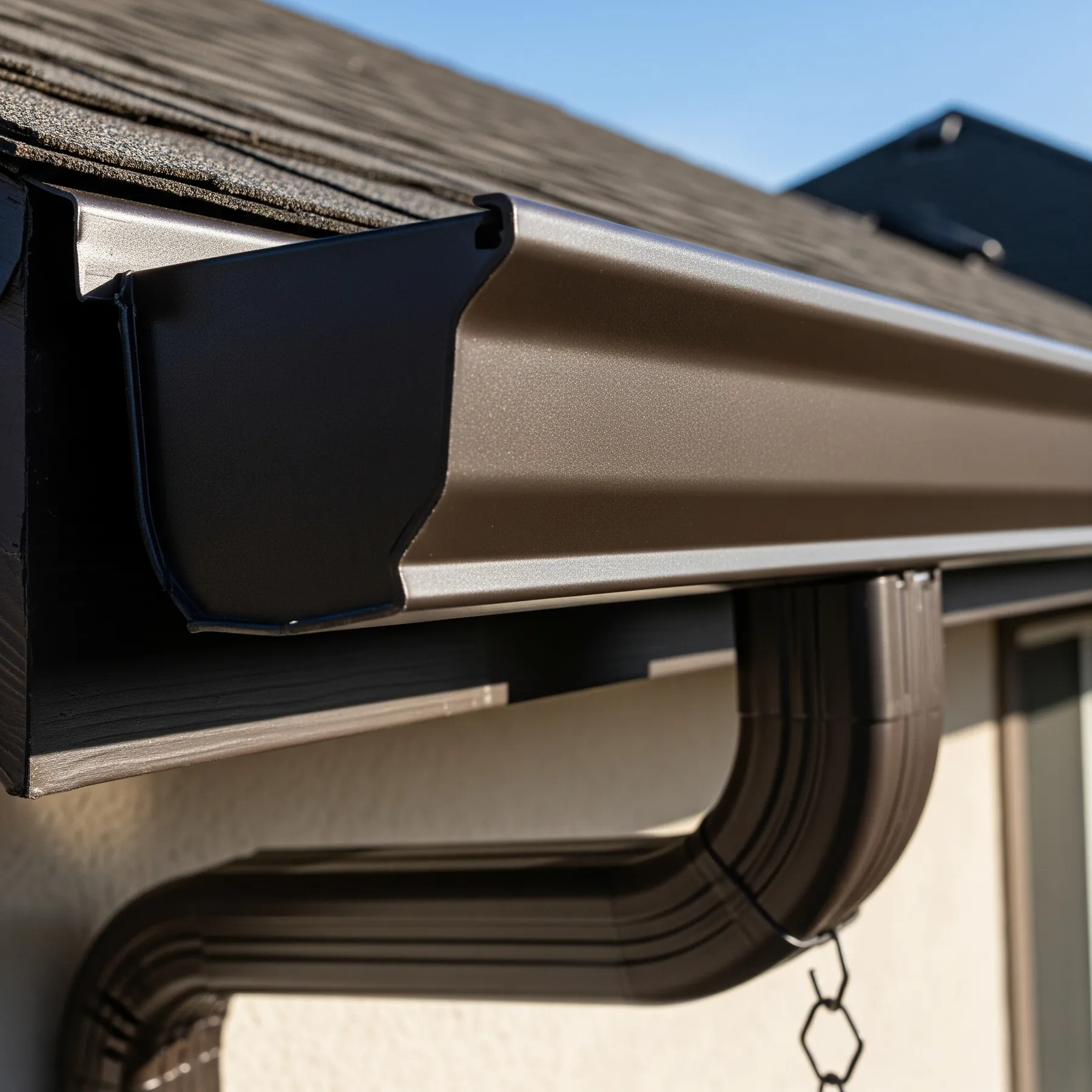 After gutter guard installation