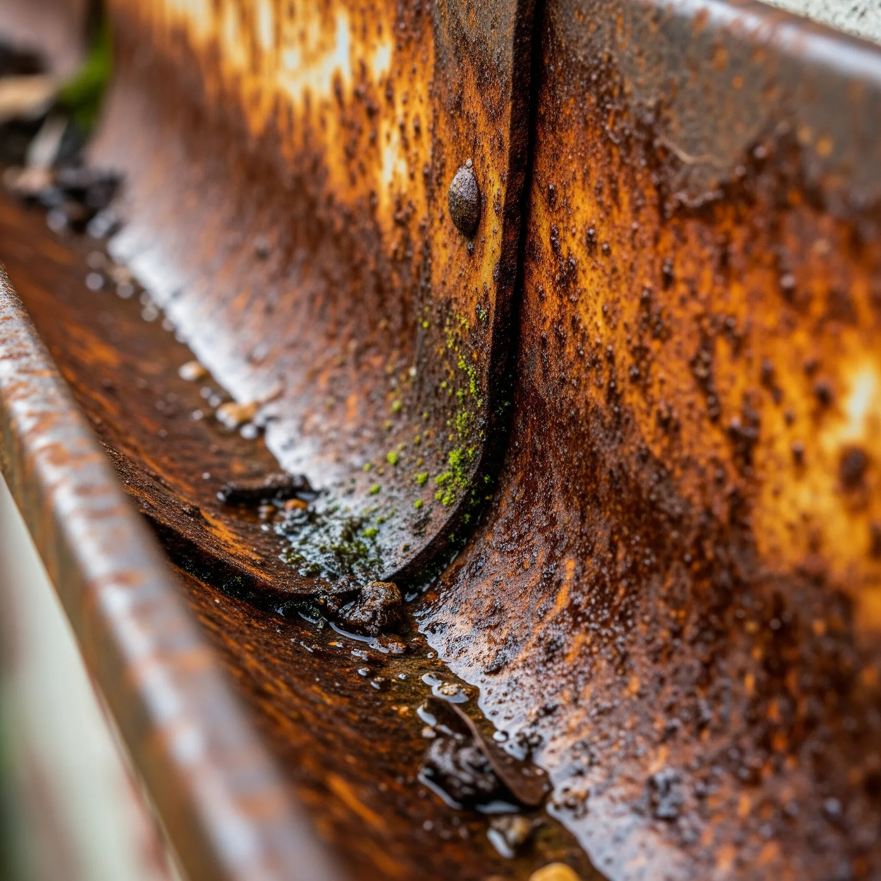 Before gutter guard installation